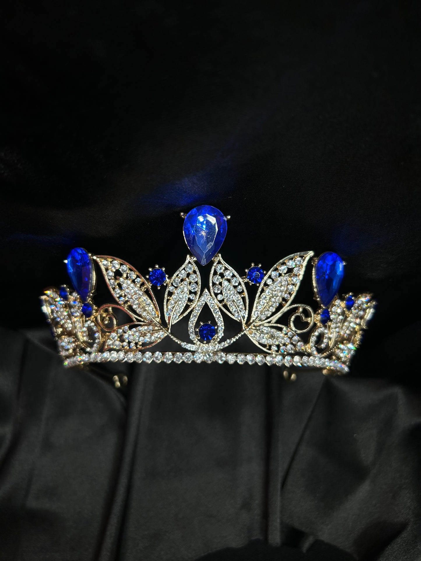 Royal Blue and Gold Crown