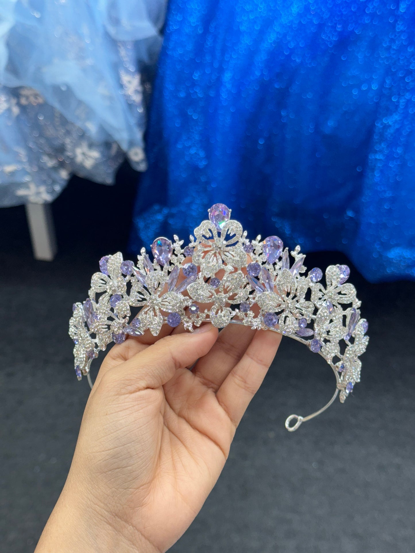 Lilac Daisy Crown