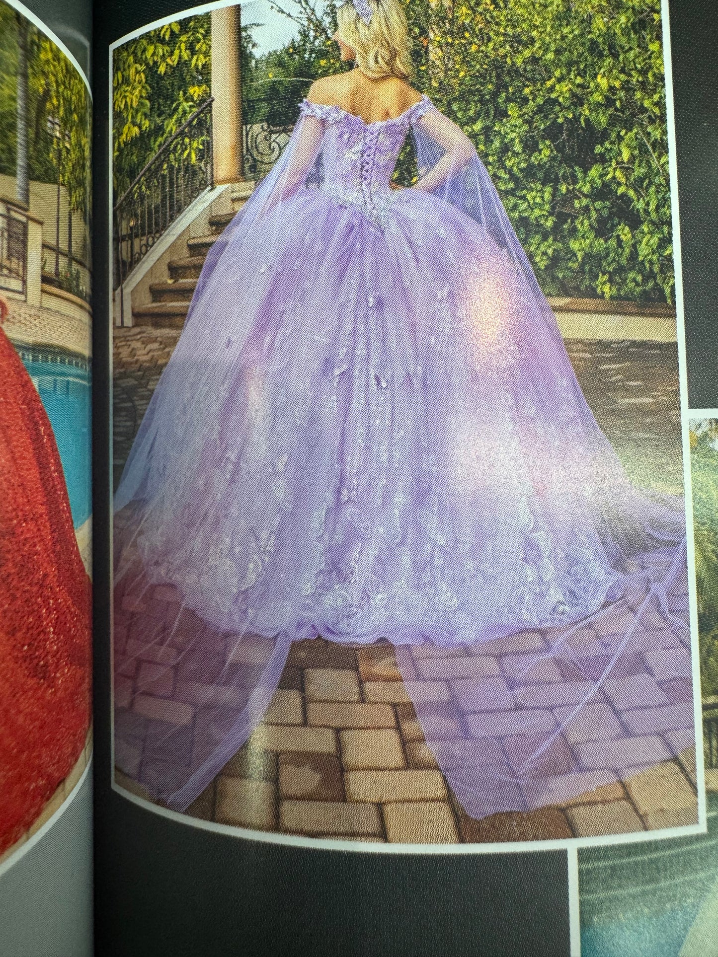 Lilac butterfly dresse