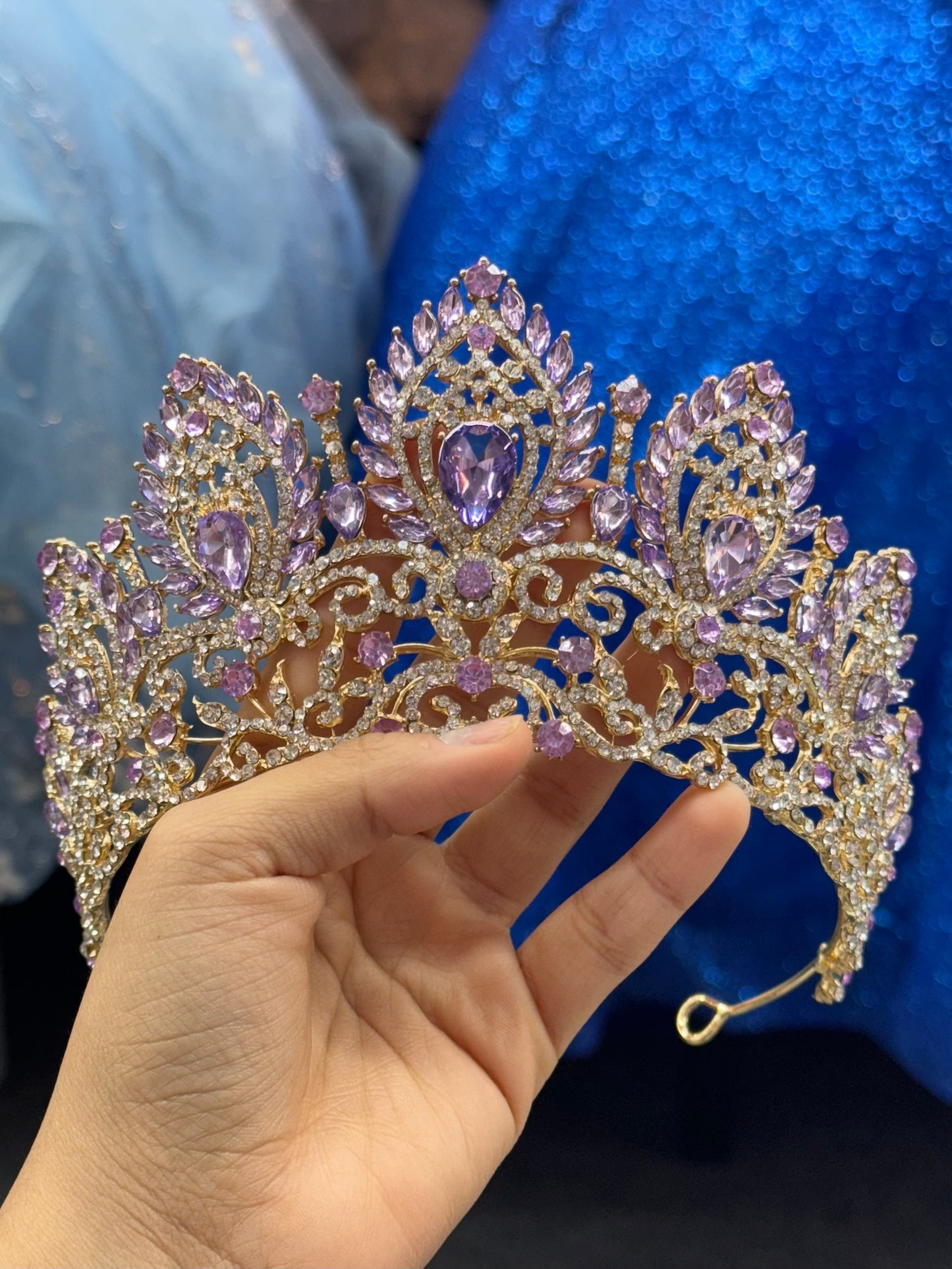 Lilac Gold crown