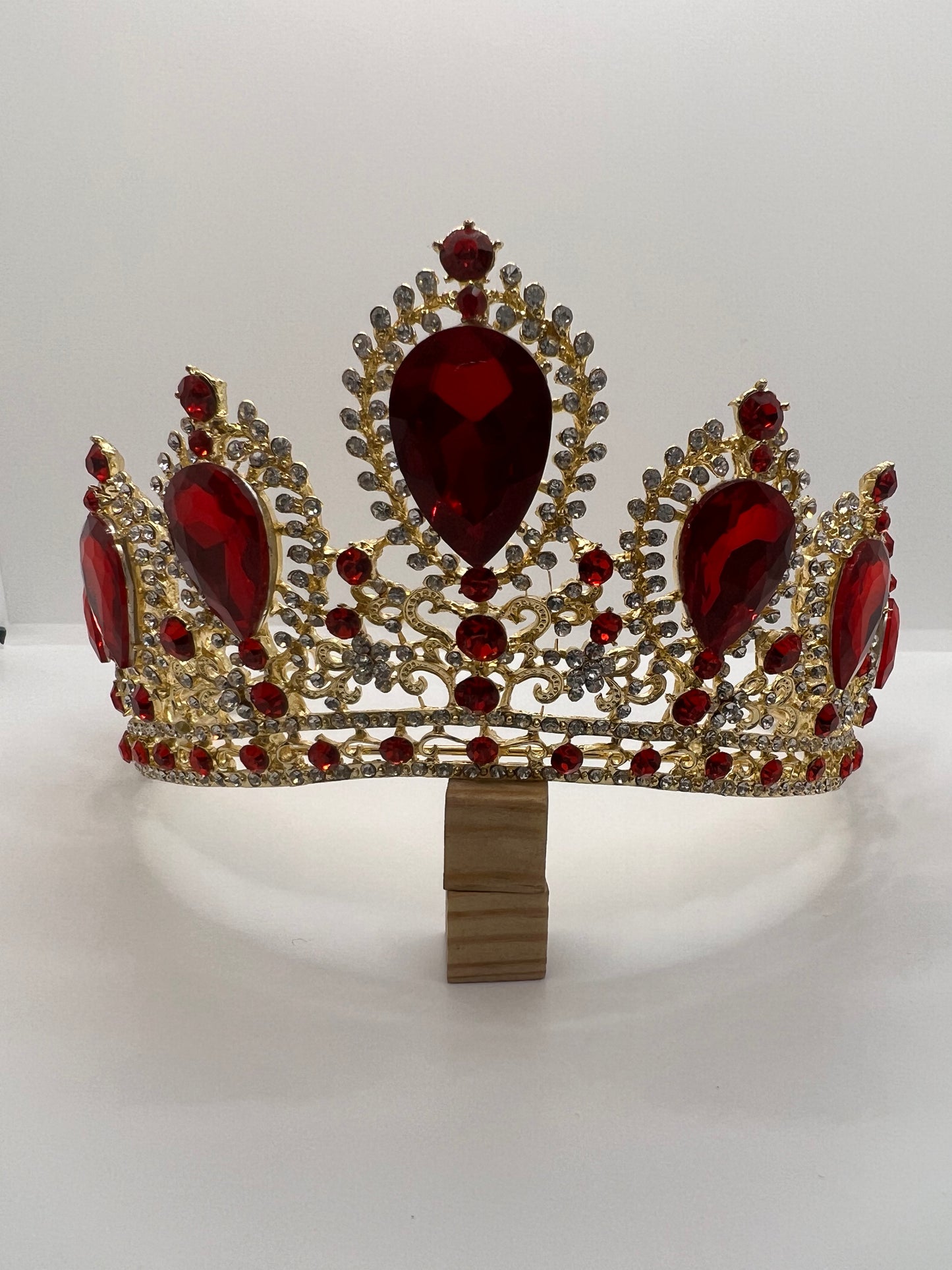 Red and gold crown