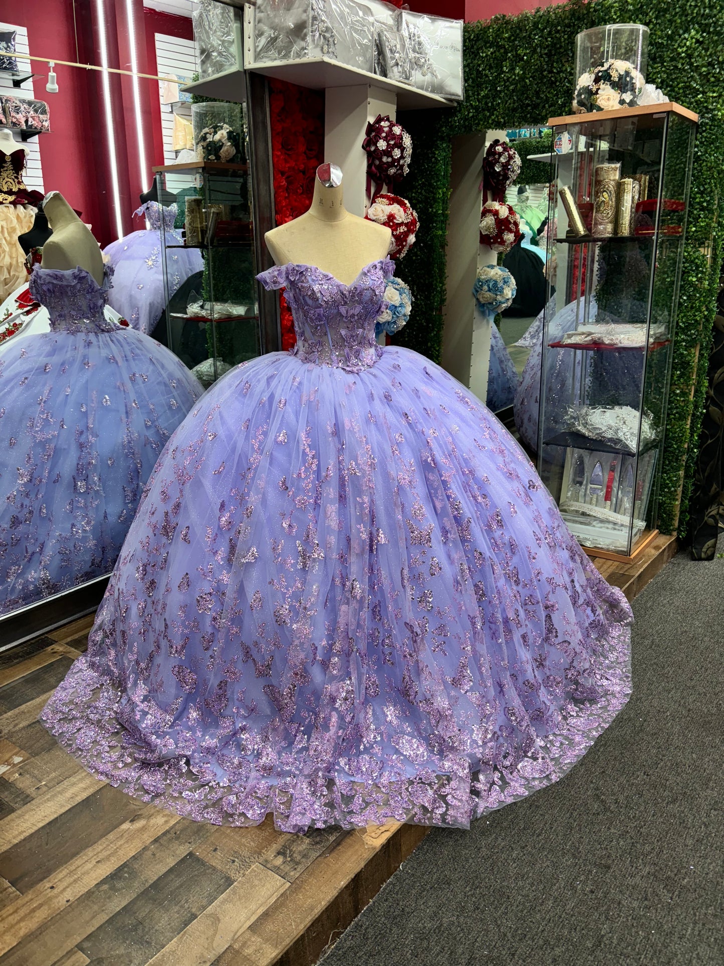 Lilac Butterfly Dress