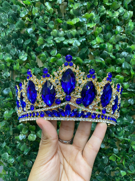 Gold and Blue Crown