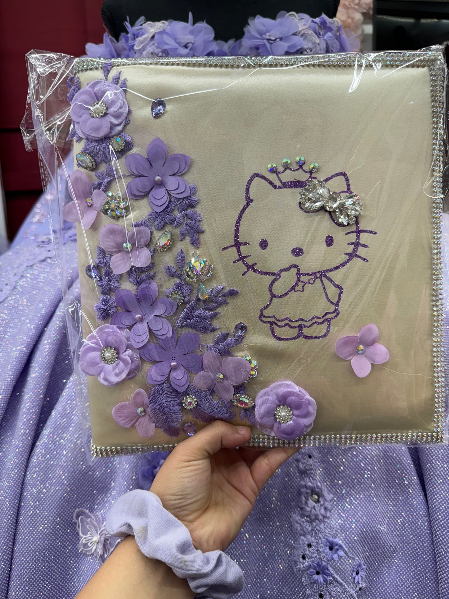 Teddy bear money box big pillow signing book Bible shoes, bouquet