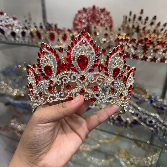 red Crown with gold