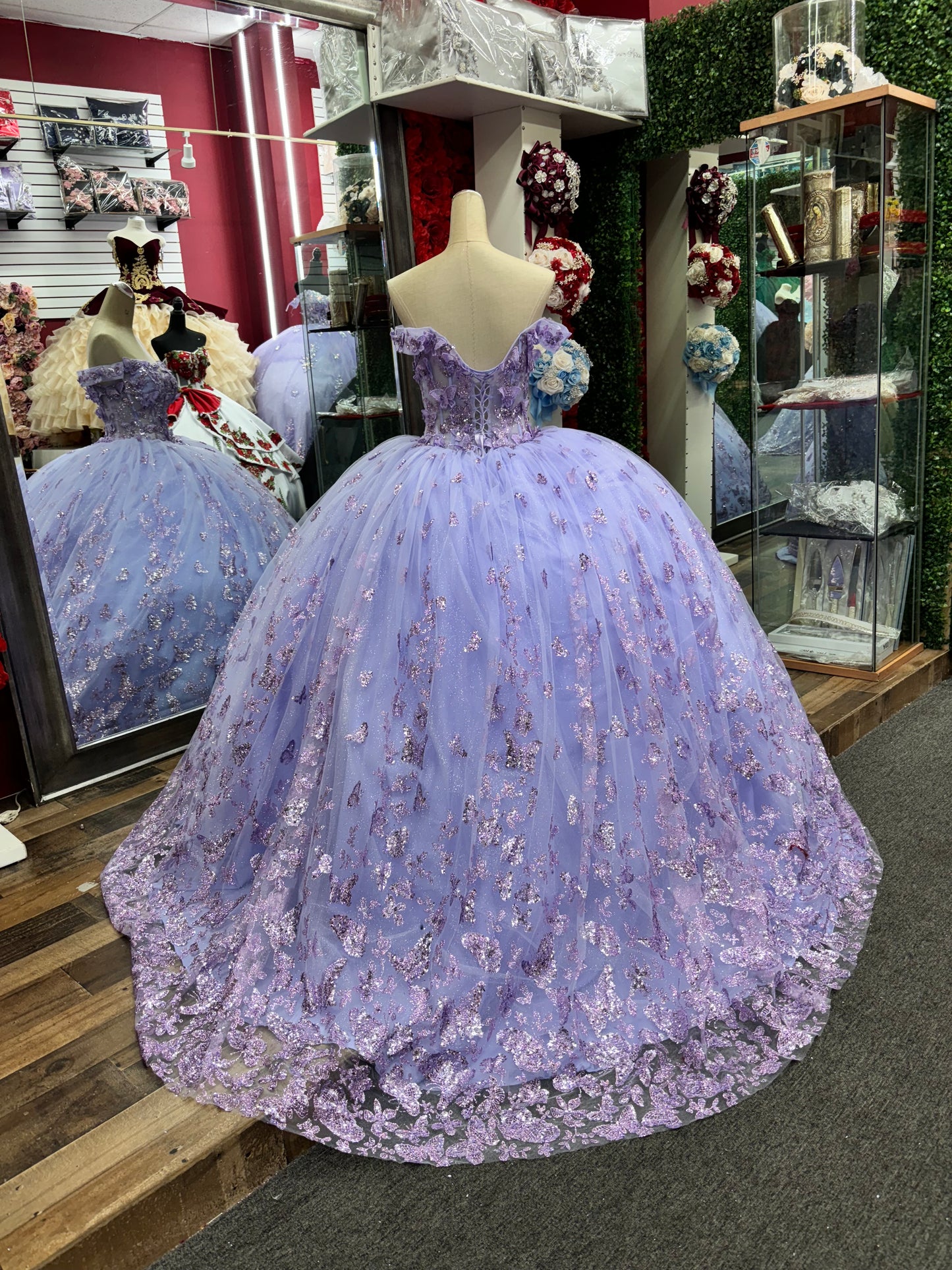 Lilac Butterfly Dress