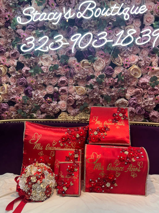 Red quince set