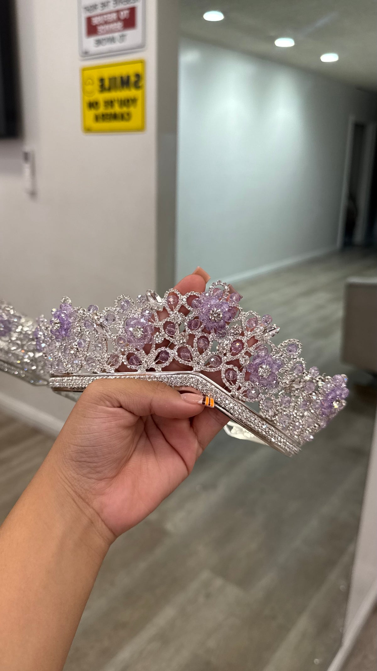 Purple & Sliver Crown