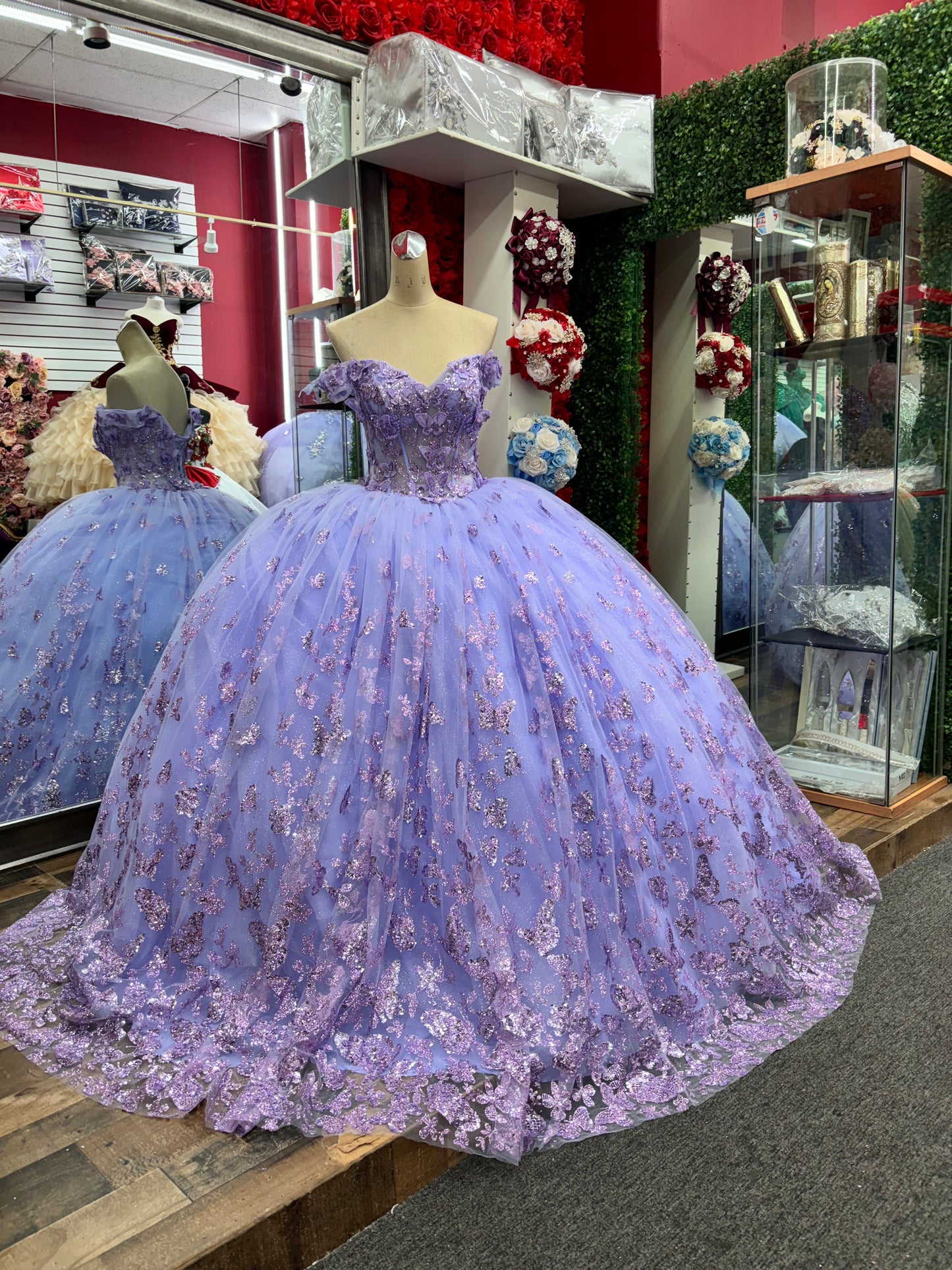 Lilac Butterfly Dress
