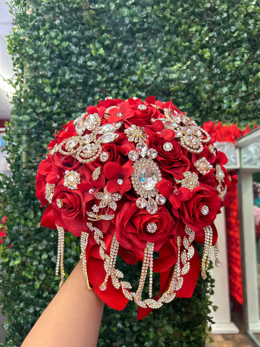 Red/ Gold Big Bouquet